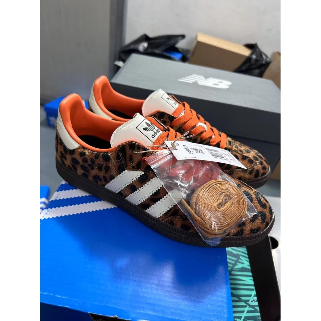 Adidas Samba Wales Bonner – Animal Print / Orange Interior