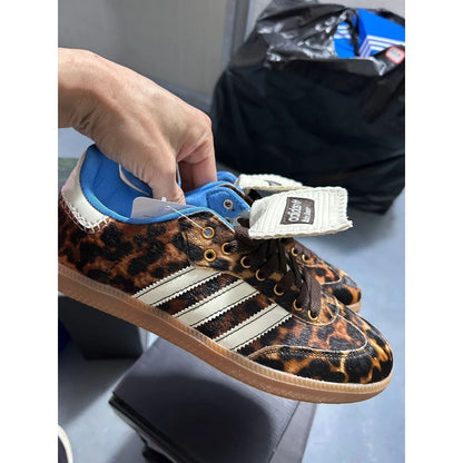 Adidas Samba Wales Bonner – Animal Print / Blue Details