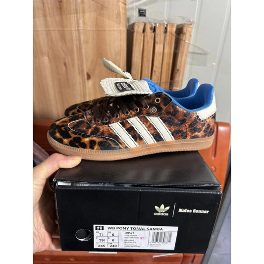 Adidas Samba Wales Bonner – Animal Print / Blue Details