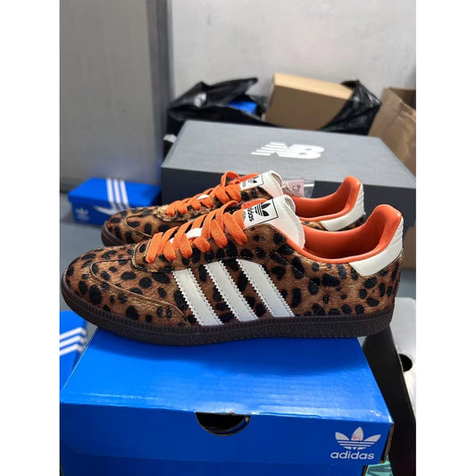 Adidas Samba Wales Bonner – Animal Print / Orange Interior